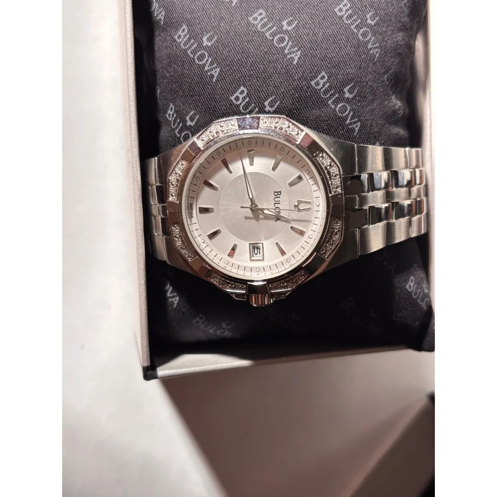 Bulova Men's Classic Diamond Watch 96E106